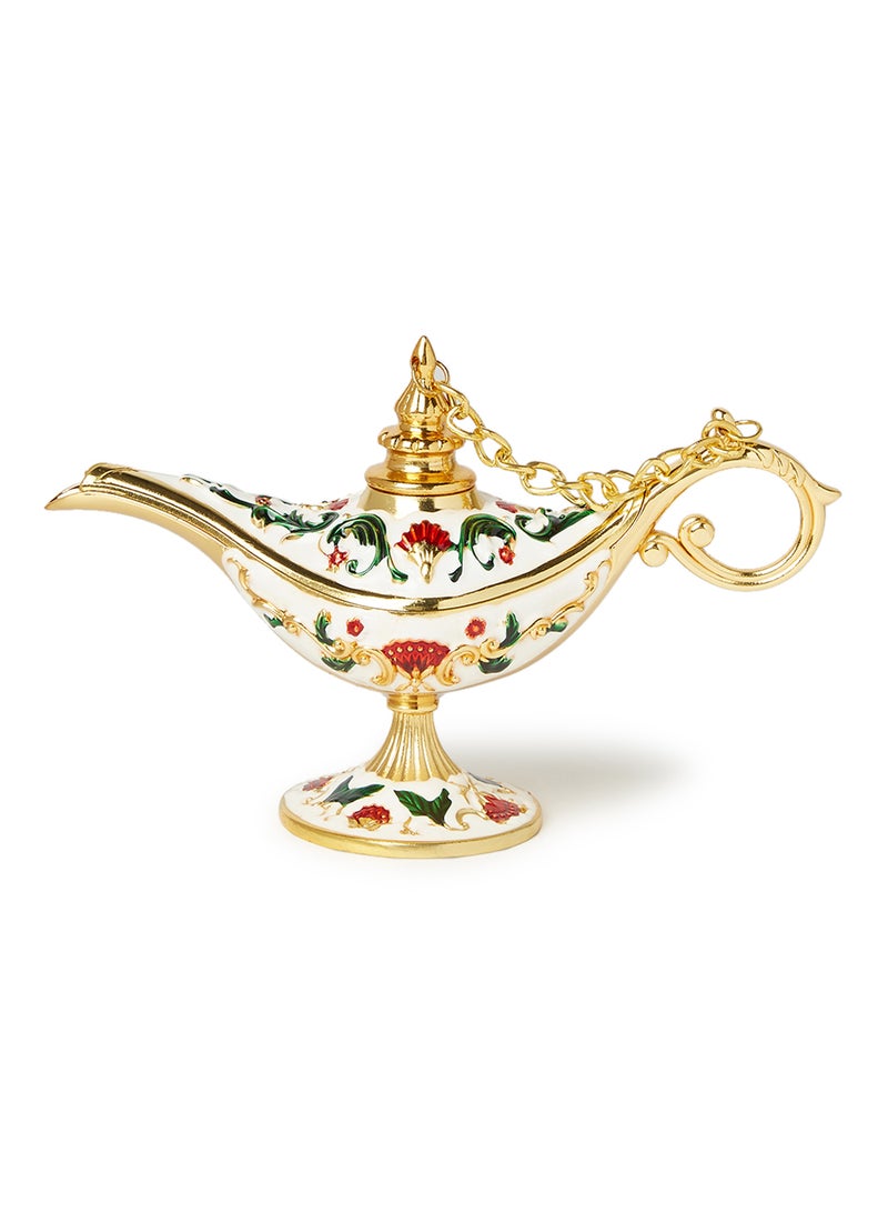 Al Jaber Gold Plated Attractive Decorative Aladdin Lamp Multicolour - Image 1