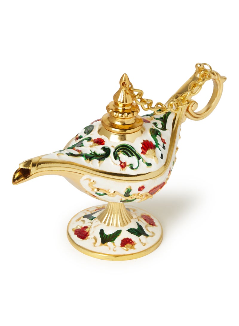 Al Jaber Gold Plated Attractive Decorative Aladdin Lamp Multicolour - Image 2