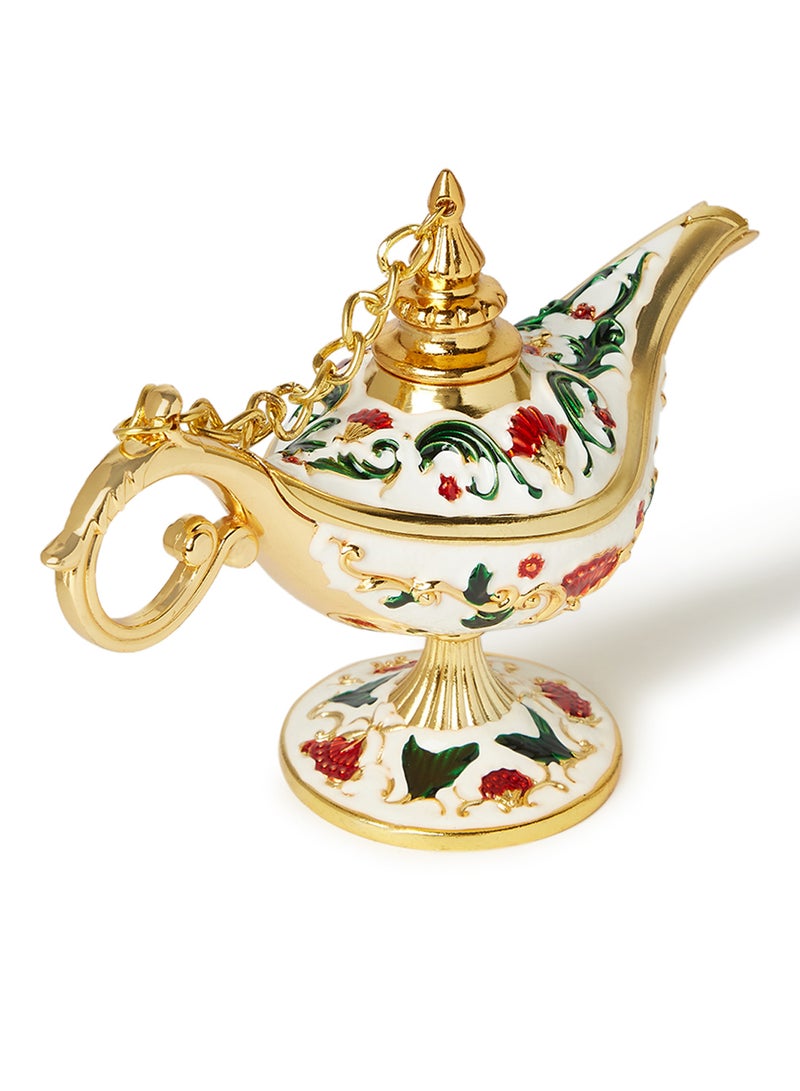 Al Jaber Gold Plated Attractive Decorative Aladdin Lamp Multicolour - Image 3