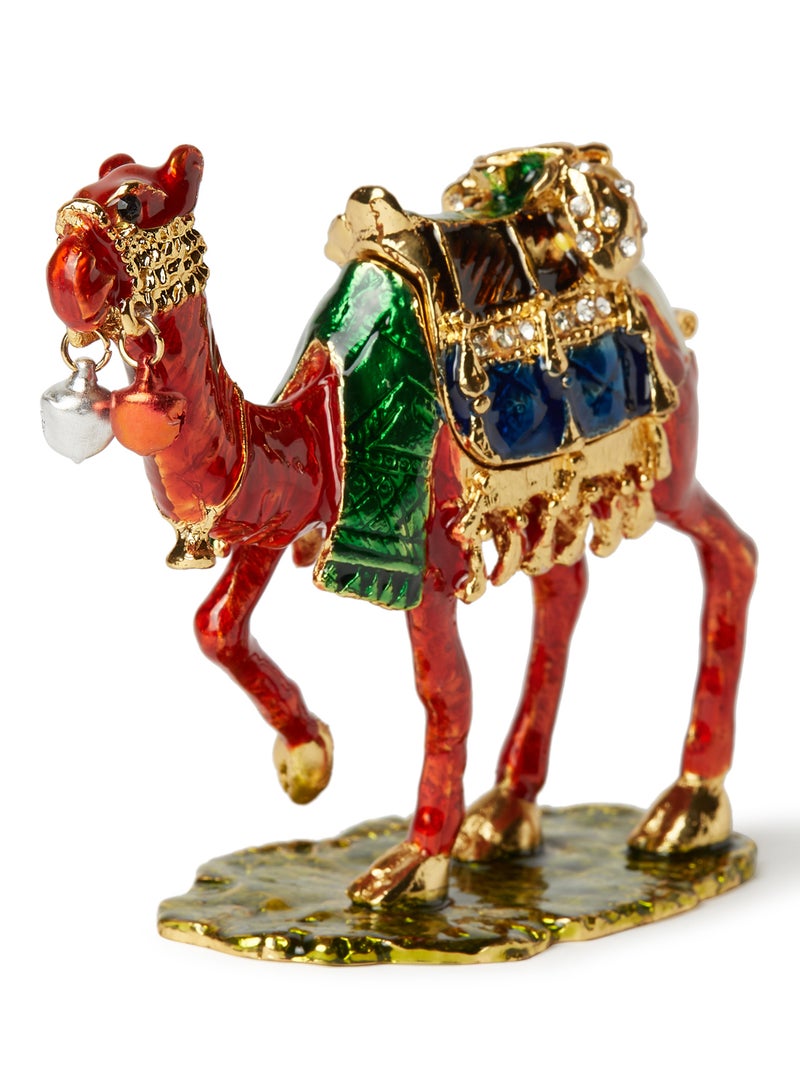 Al Jaber - Decorative Gold Plated Camel Figurine Multicolour - Image 1