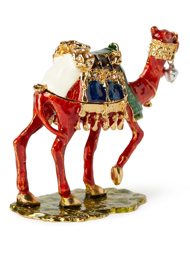 Al Jaber - Decorative Gold Plated Camel Figurine Multicolour - Image 1