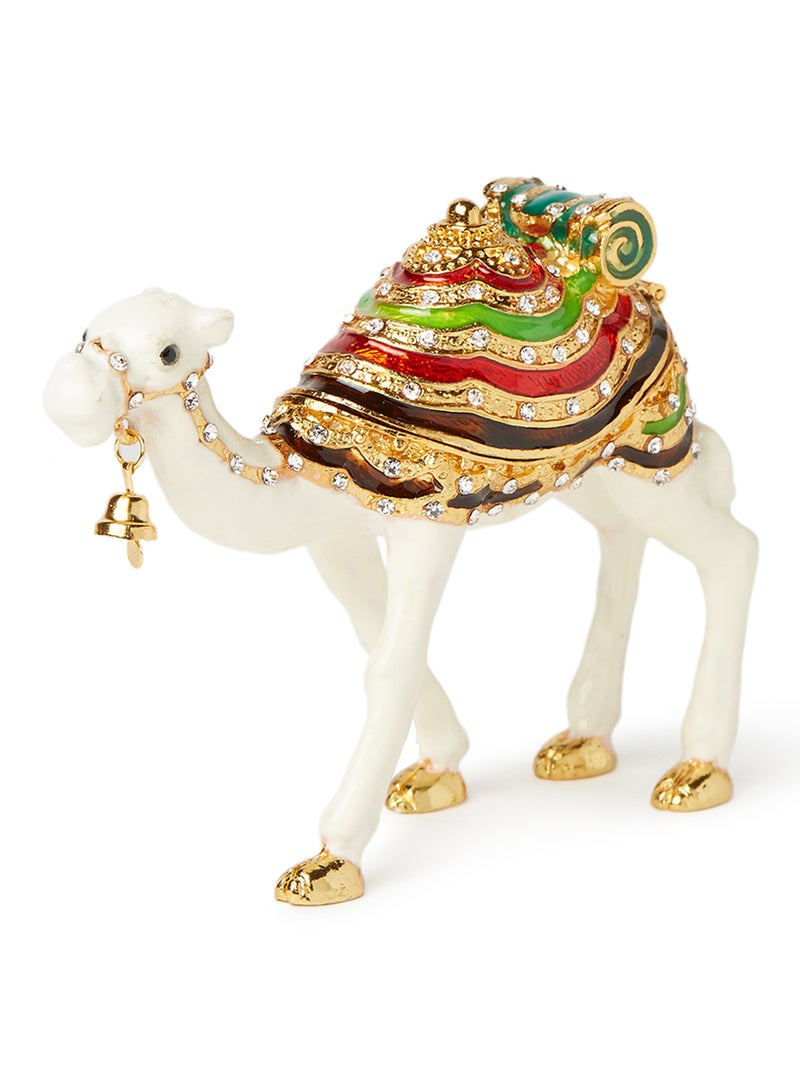 Al Jaber Camel Collectible Figurine White/Gold/Green - Image 2