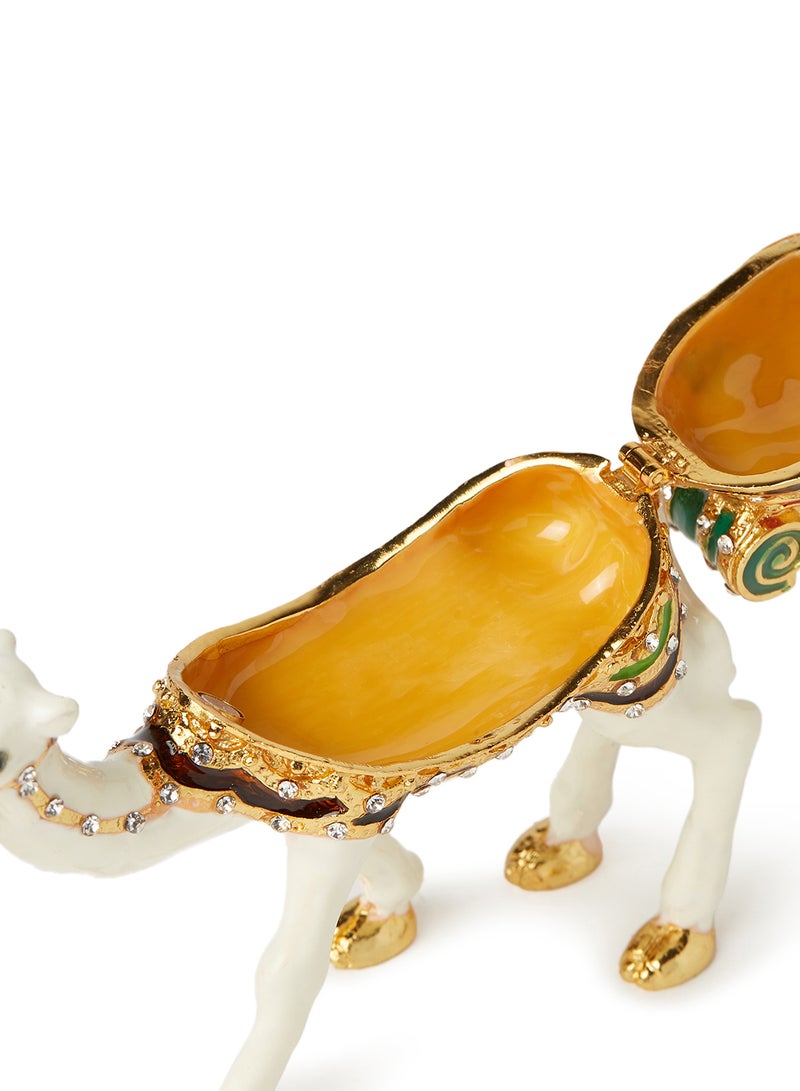 Al Jaber Camel Collectible Figurine White/Gold/Green - Image 4