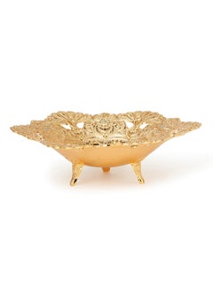 Al Jaber Gold Plated Plate Decorative Gold  - Image 1