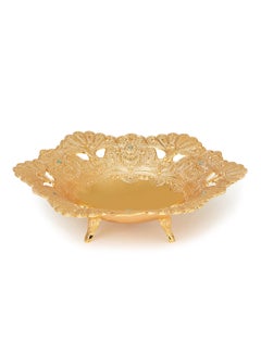 Al Jaber Gold Plated Plate Decorative Gold  - Image 3