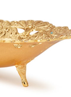Al Jaber Gold Plated Plate Decorative Gold  - Image 4