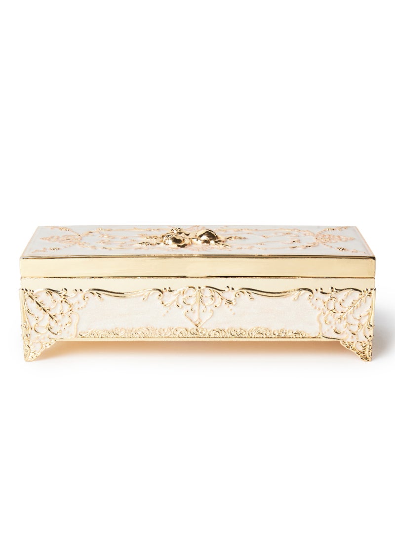 Al Jaber Attractive Jewelry Box Golden - Image 1