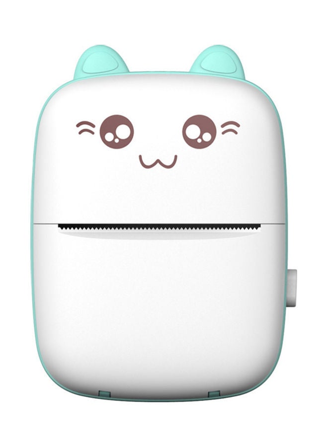 طابعة للجيب أبيض/أخضر - Image 1