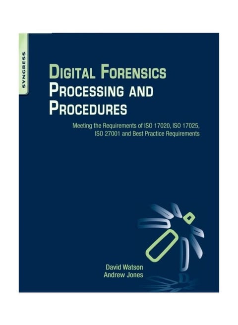 Digital Forensics Processing And Procedures Paperback English by David Watson - 41571