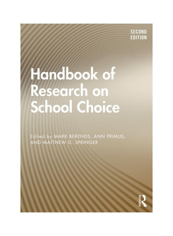 Handbook Of Research On School Choice paperback english