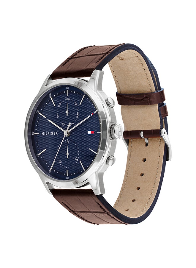 TOMMY HILFIGER - Men's Leather Analog Wrist Watch 1710436 - Image 1