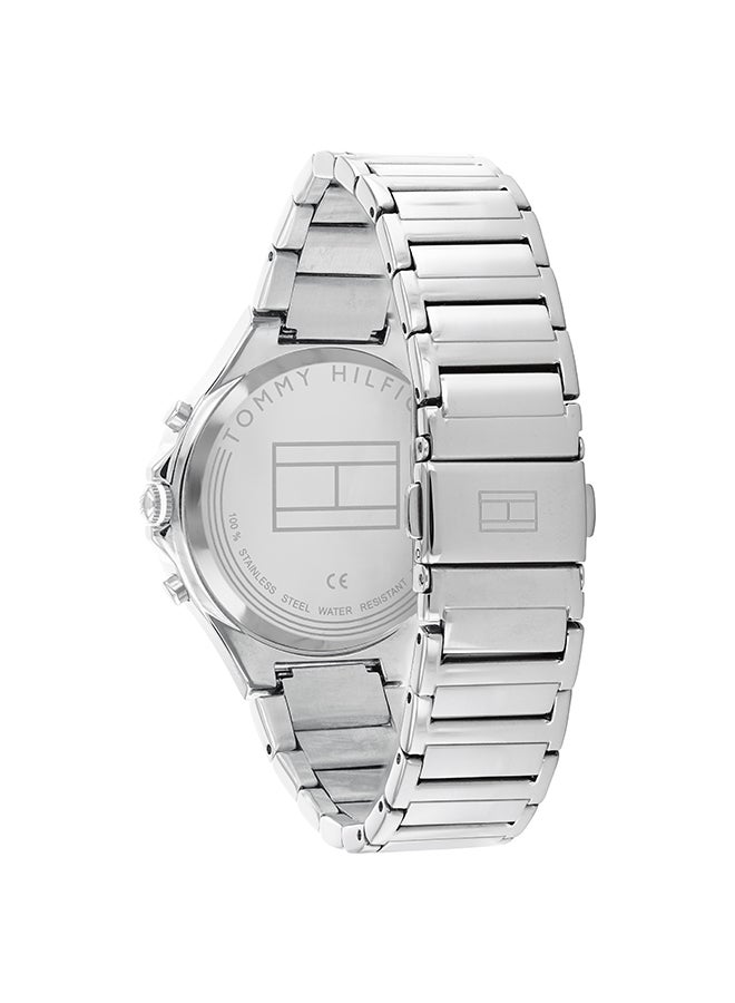 TOMMY HILFIGER Women's Eve Round Shape Stainless Steel Analog Wrist Watch 38 mm - Silver - 1782279  - Image 2