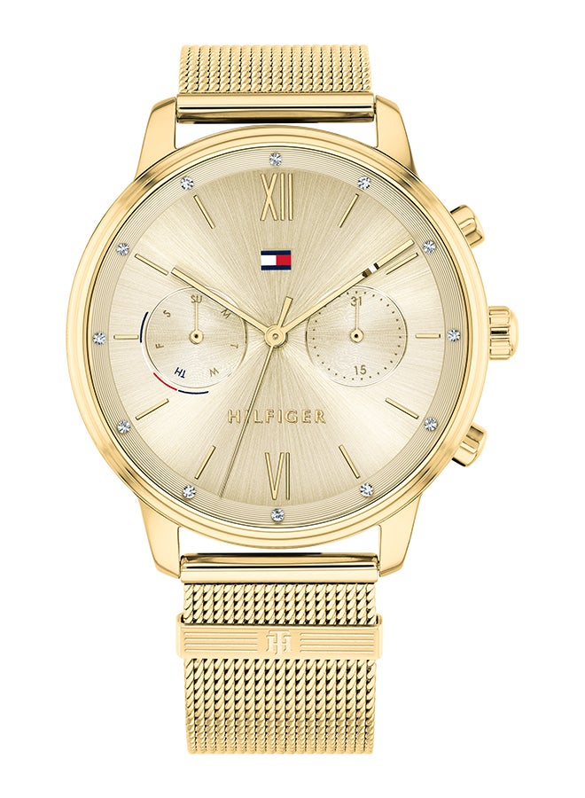 Women's Blake Round Shape Stainless Steel Analog Wrist Watch 38 mm - Gold - 1782302