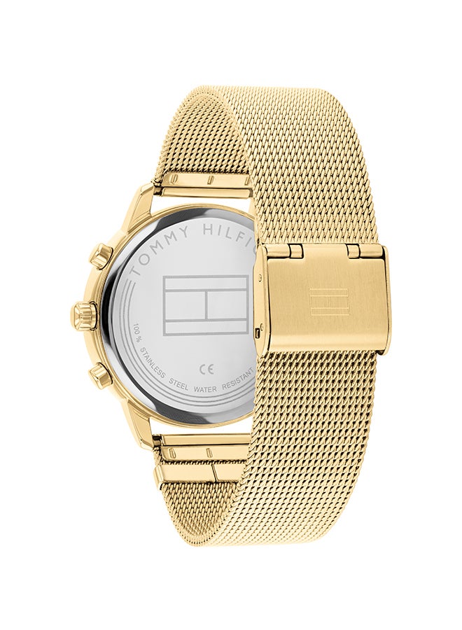 TOMMY HILFIGER - Women's Blake Round Shape Stainless Steel Analog Wrist Watch 38 mm - Gold - 1782302 - Image 1