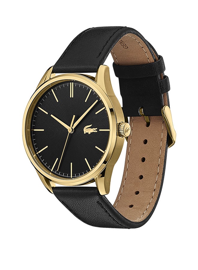 LACOSTE - Men's Leather Analog Wrist Watch 2011102 - Image 1