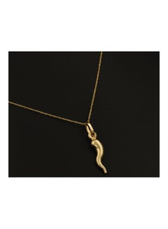 Gold Zone 18 Karat Gold Real Horn Necklace  - Image 2