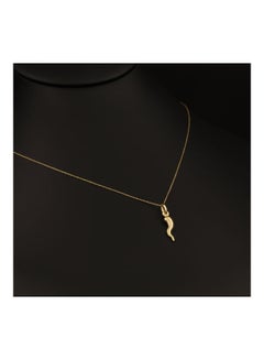 Gold Zone 18 Karat Gold Real Horn Necklace  - Image 1
