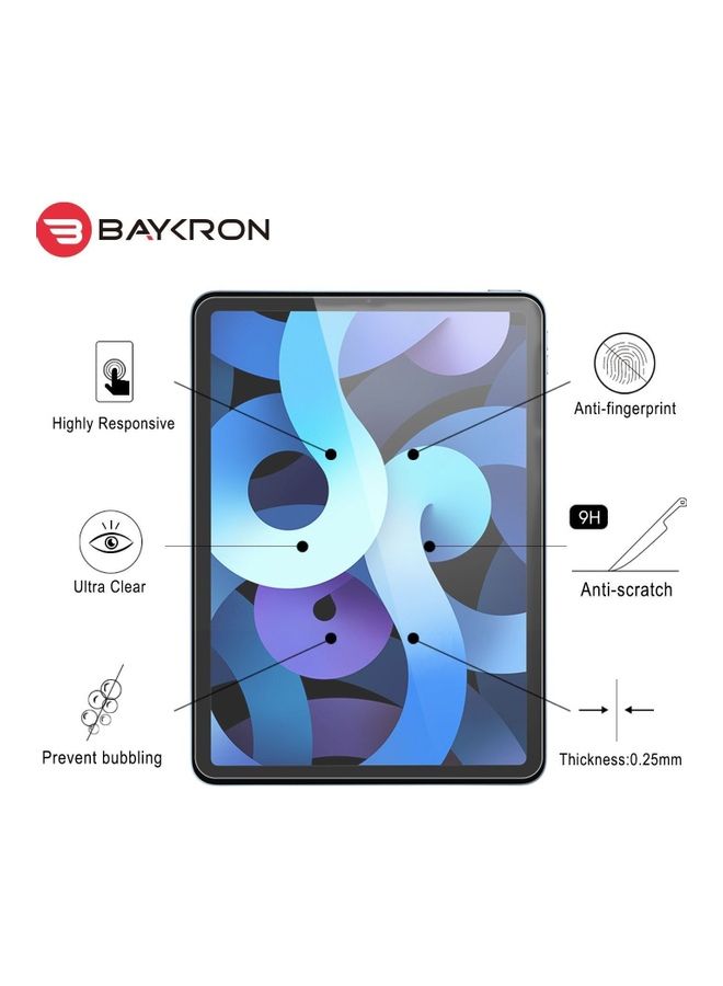 Baykron Tempered Glass Screen Protector For iPad Air 2020 Clear - Image 1
