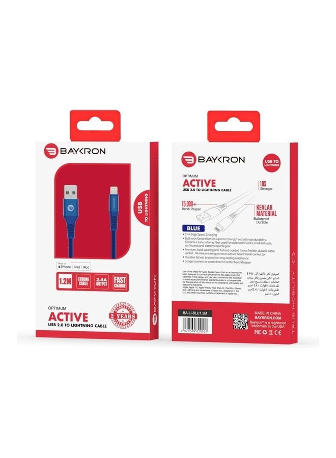 Baykron - USB Cable Blue - Image 1