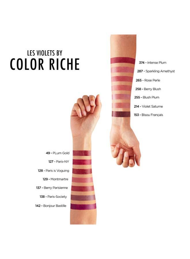 L'OREAL PARIS - Color Riche Shine Lipstick 137 Berry Parisienne - Image 1