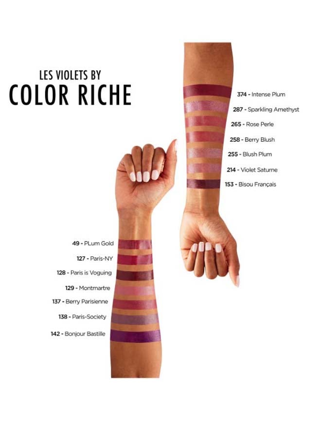 L'OREAL PARIS - Color Riche Shine Lipstick 137 Berry Parisienne - Image 1