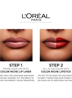 L'OREAL PARIS Color Riche Le Lip Liner 297 Red Passion  - Image 5