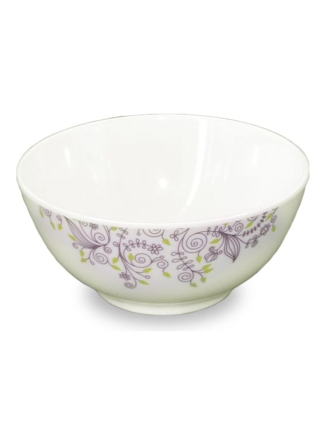 MALA Melamine Bowl White/Purple/Green 3.5inch