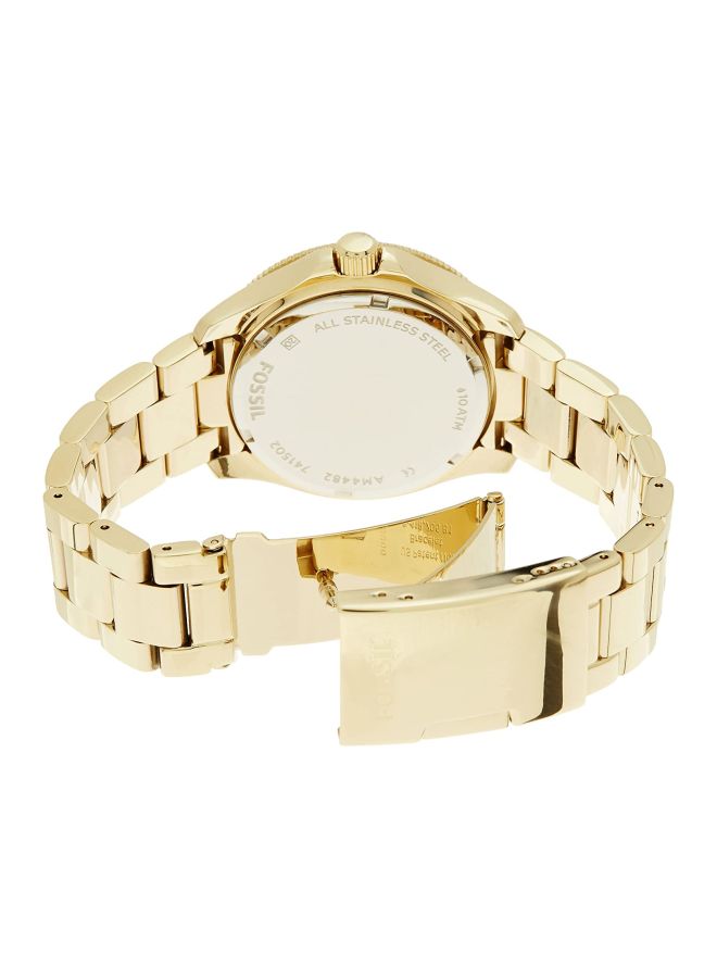 فوسيل ساعة يد سيسيل بعقارب مقاومة للماء طراز AM4482 - 40 مم - ذهبي women - Image 2