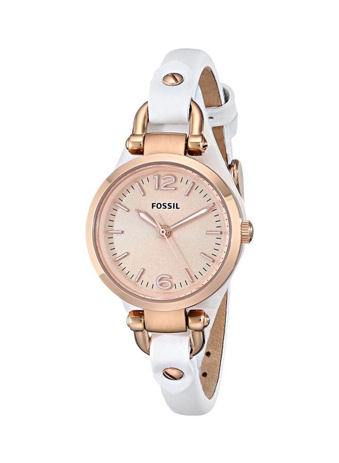 FOSSIL - Women's Water Resistant Analog Watch ES3265 - 26 mm - White - Image 1
