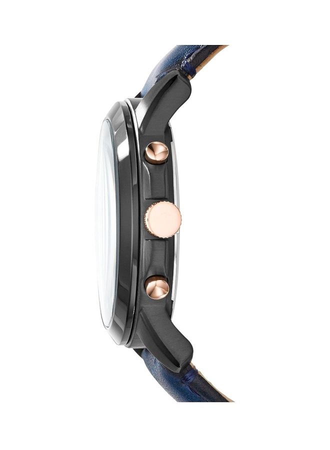 FOSSIL Men's Grant Chronograph Analog Watch Fs5061 - 44 mm - Blue  - Image 3