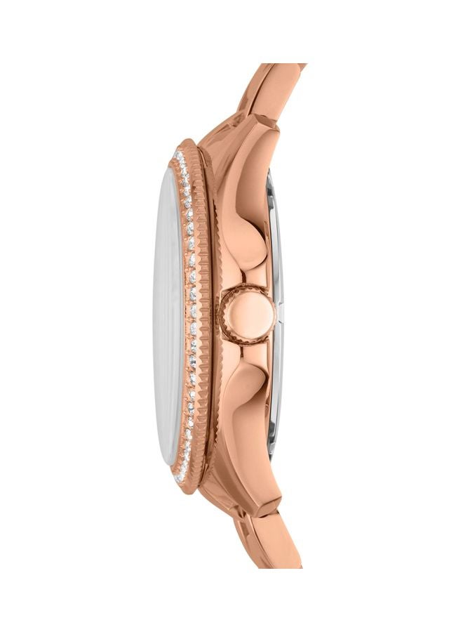 FOSSIL women Cecile Water Resistant Chronograph Watch Am4483  - Image 3