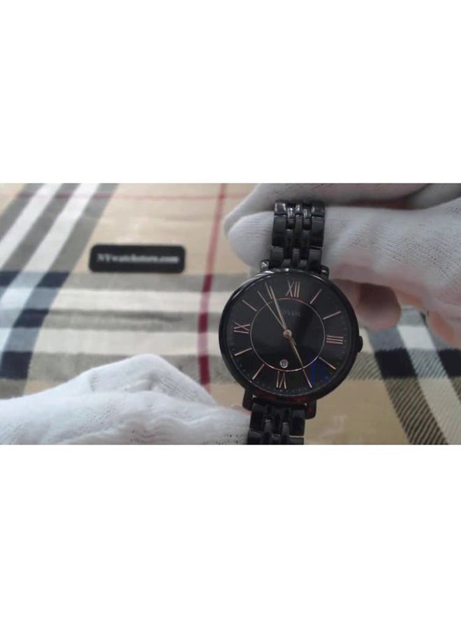 FOSSIL - Women's Jacqueline Water Resistant Analog Watch Es3614 - Image 1
