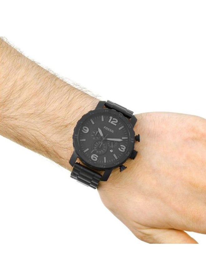 FOSSIL - Men's Nate Water Resistant Chronograph Watch JR1401 - Image 1