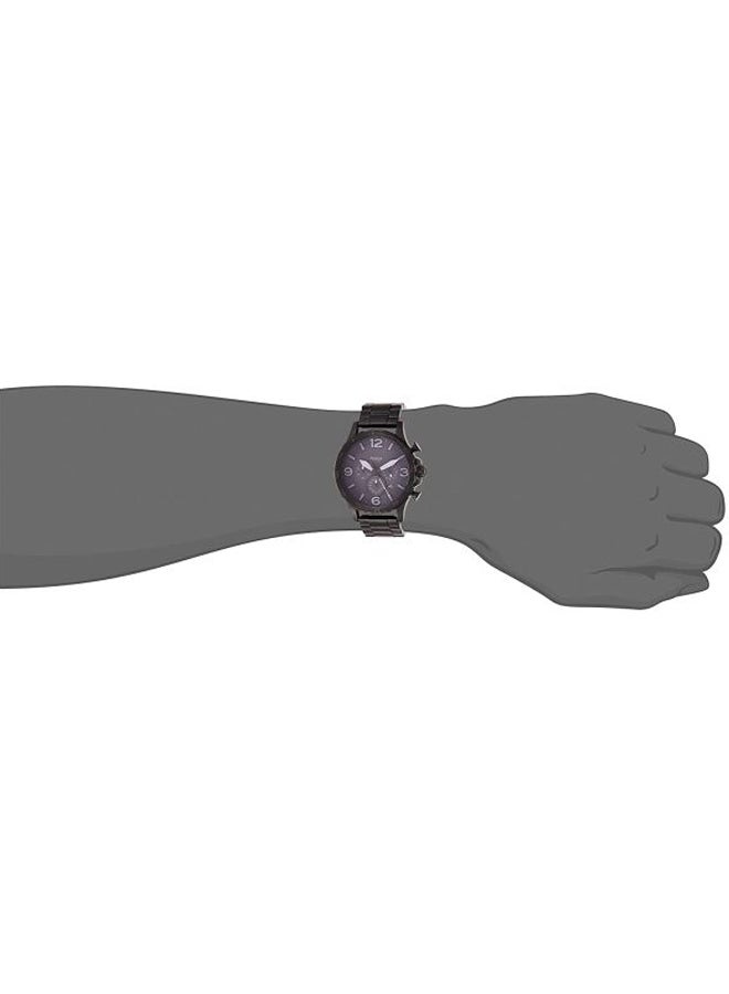 FOSSIL - Men's Nate Water Resistant Chronograph Watch JR1401 - Image 1