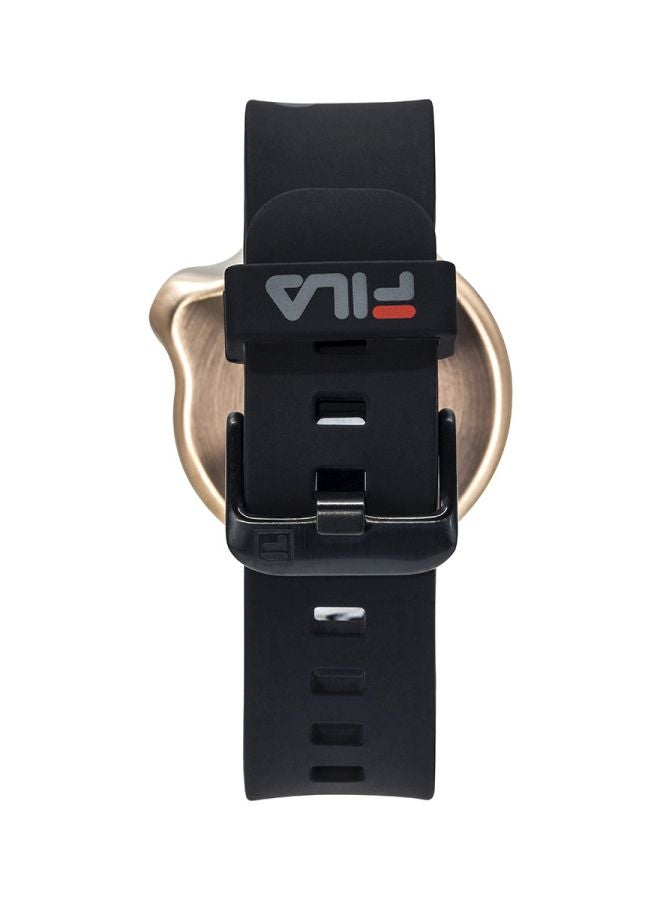 فيلا ساعة يد بعقارب مقاومة للماء طراز 38-315-101 - 38 مم - أسود unisex - Image 2