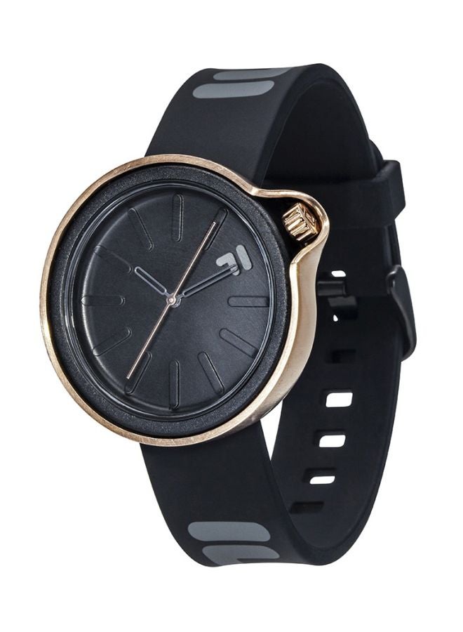 فيلا ساعة يد بعقارب مقاومة للماء طراز 38-315-101 - 38 مم - أسود unisex - Image 3