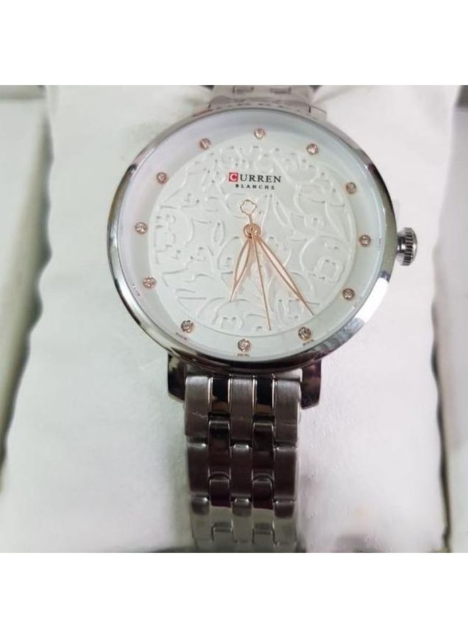 CURREN - girls Water Resistant Stainless Steel Analog Watch C9046L-1 - Image 1