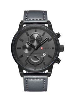 men Stainless Steel Chronograph Watch 8217 - 45 mm - Grey