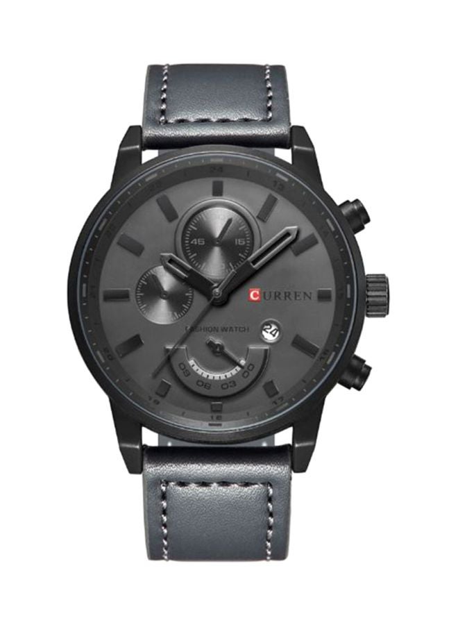 CURREN - men Stainless Steel Chronograph Watch 8217 - 45 mm - Grey - Image 1