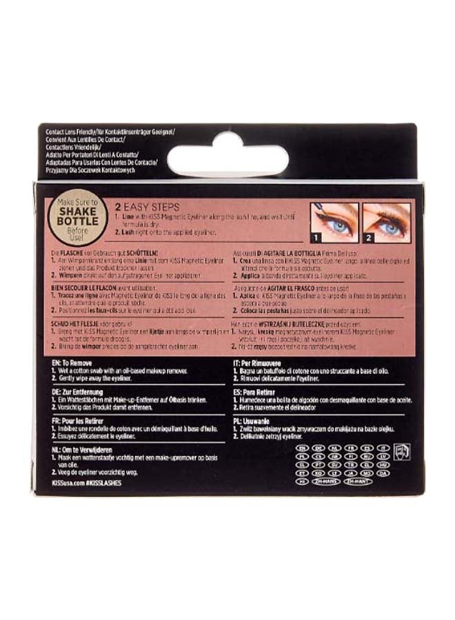 KISS - Magnetic Lashes KMEL01C Black - Image 1