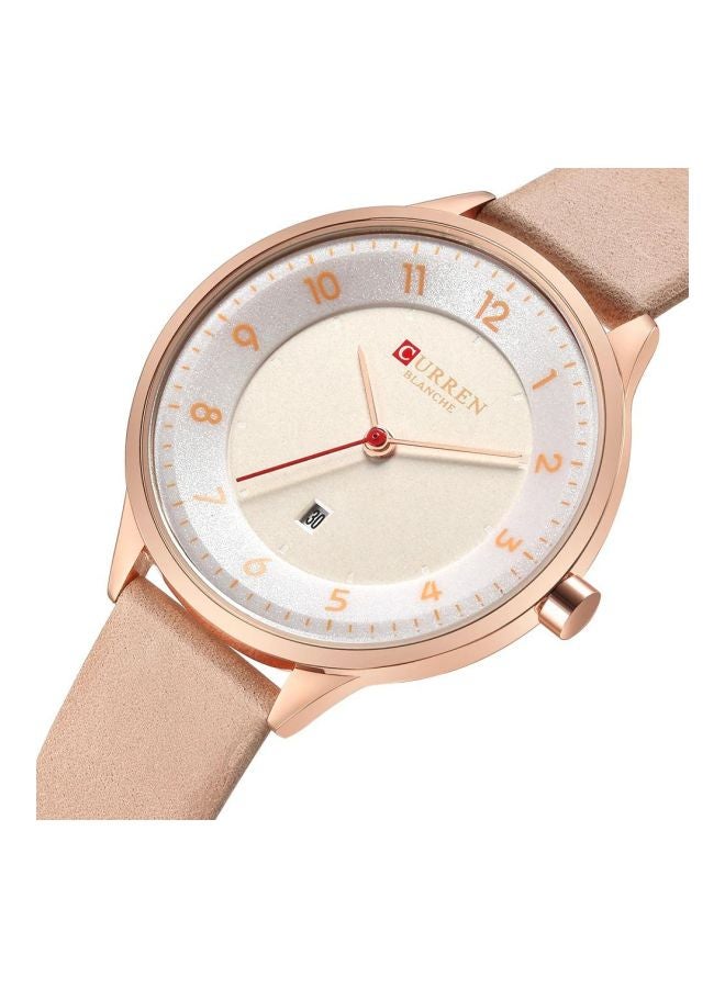 CURREN - girls Leather Analog Watch C9035L-2 - Image 1