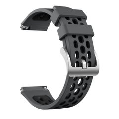 VINSOC Soft Silicone Watch Band For Huawei GT2e Black  - Image 1