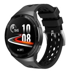 VINSOC Soft Silicone Watch Band For Huawei GT2e Black  - Image 2