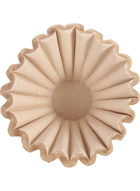 50-Piece Disposable Coffee Dripper Filter Paper Burlywood