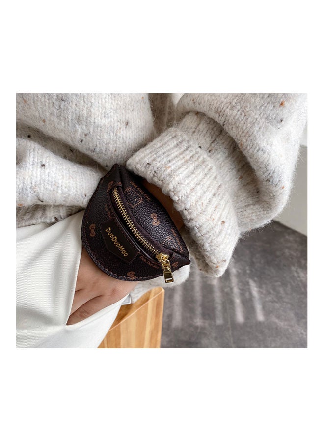 Generic - French Style Mini Wrist Bag Brown - Image 1