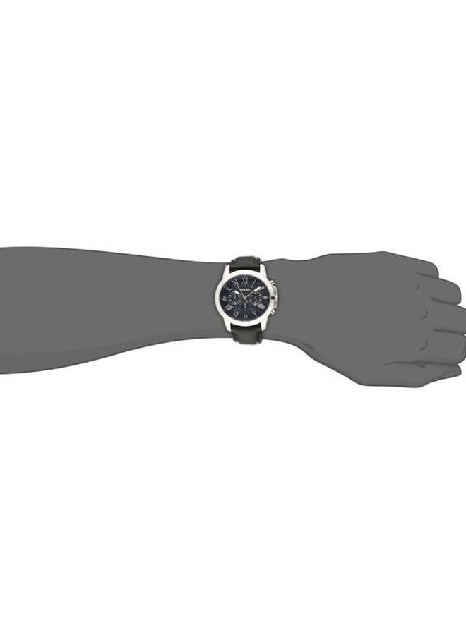 FOSSIL Men's Grant Water Resistant Chronograph Watch Fs4990 - 44 mm - Black  - Image 4