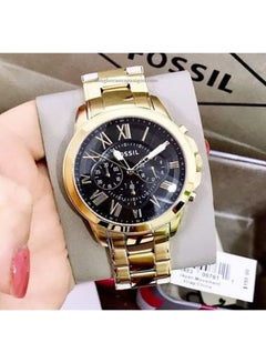FOSSIL Men's Grant Water Resistant Chronograph Watch Fs4815  - Image 5