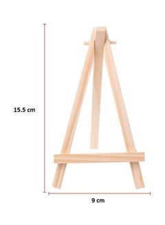 Generic 2-Piece Mini Display Easel With Canvas Board White  - Image 3