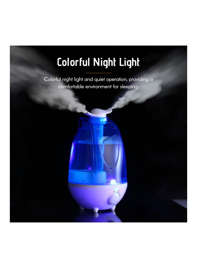 360° Rotatable Nozzle Night Light Air Humidifier 27W H29414UK-su Blue  - Image 2
