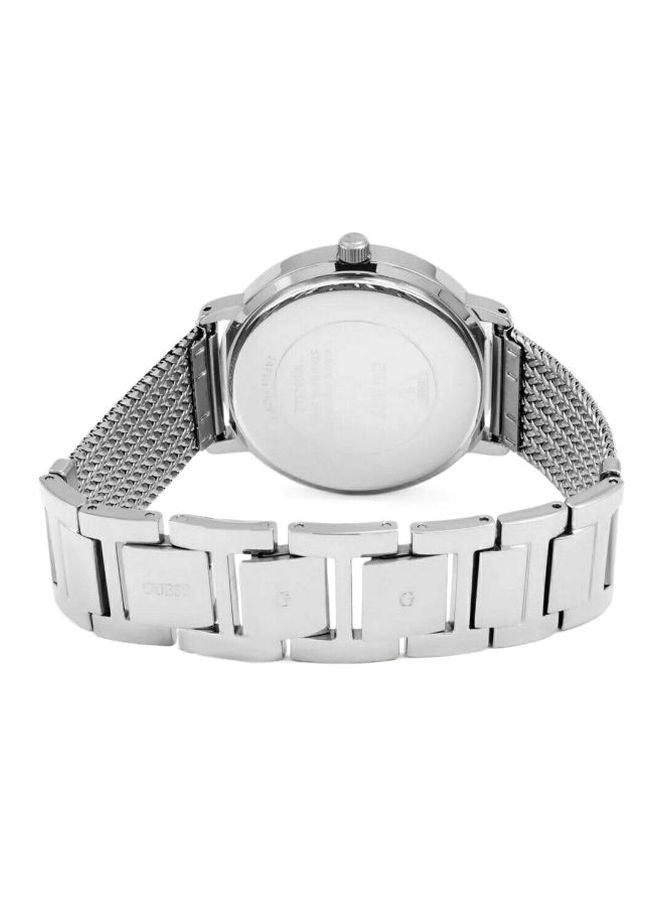 جس ساعة يد بعقارب وسوار من الستانلس ستيل، طراز W0822L1 للنساء - Image 2